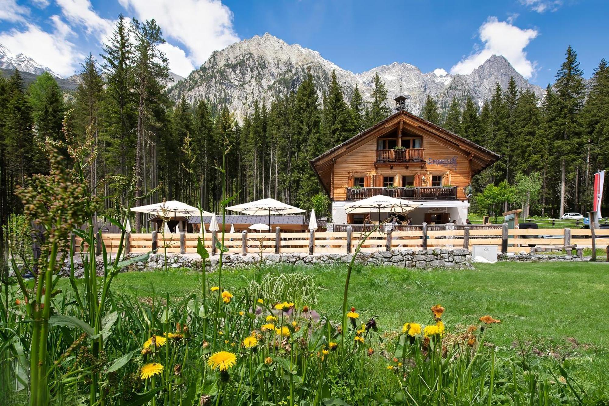 Вилла Enzianhuette San Giuseppe in Anterselva Экстерьер фото